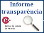 Informe transparència Cambra Palamós